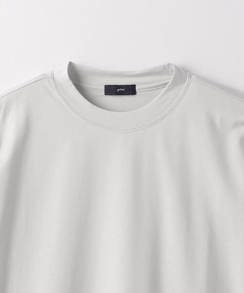gim(ジム)の「<gim>プラチナフェイスコットン Tシャツ(Tシャツ/カットソー・メンズ・ネイビー/ライトグレー/ホワイト/オリーブ・S/M/L)」の20枚目の写真
