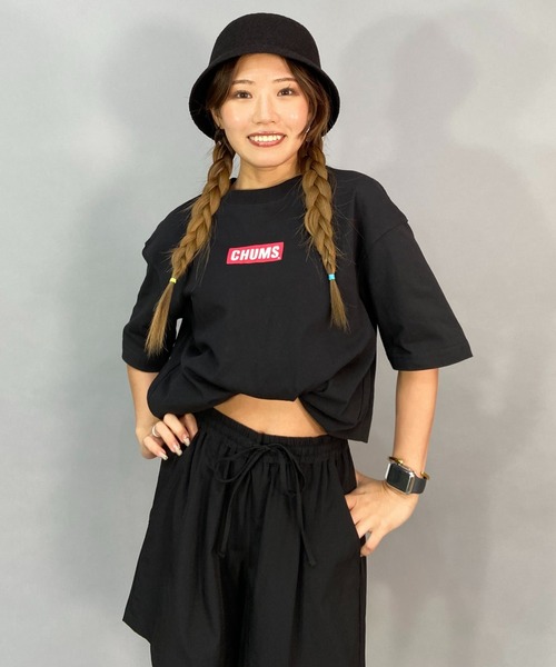 CHUMS（チャムス）の「CHUMS/チャムス Tシャツ CH11-2165（Tシャツ/カットソー・レディース・ホワイト/ブラック/オレンジ・M/L）」の3枚目の写真