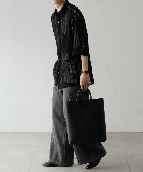 epnok（エプノック）の「スクエアロゴトートバッグ（トートバッグ・メンズ・ブラック・FREE）」の7枚目の写真