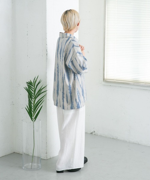 KBF（ケイビーエフ）の「ワッシャーWIDEイージーパンツ（その他パンツ・レディース・ブラック/オフホワイト・ONE）」の14枚目の写真