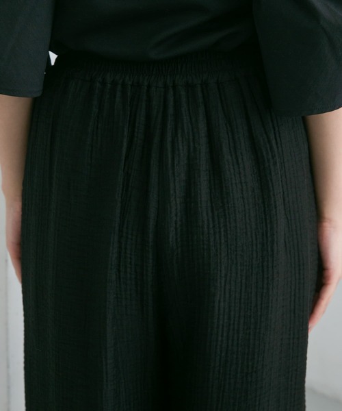 KBF（ケイビーエフ）の「ワッシャーWIDEイージーパンツ（その他パンツ・レディース・ブラック/オフホワイト・ONE）」の22枚目の写真