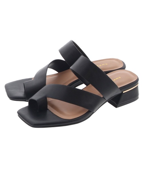 アシンメトリーカットトングサンダル(217-10280)JELLYBEANS(ジェリービーンズ)