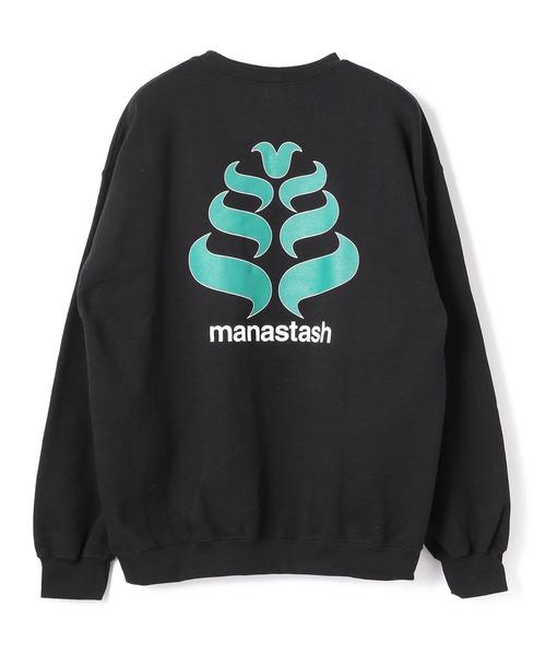 MANASTASH(マナスタッシュ)の「MANASTASH/マナスタッシュ/StackLogo CrewneckSweat/グラフィックプリントクルーネックスウェット(Tシャツ/カットソー・メンズ・ホワイト/ブラック/ブルー系その他3・M/L/XL/XXL/F)」の13枚目の写真