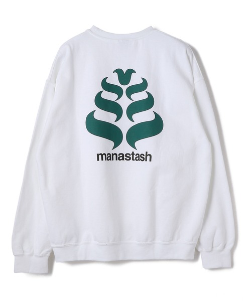 MANASTASH(マナスタッシュ)の「MANASTASH/マナスタッシュ/StackLogo CrewneckSweat/グラフィックプリントクルーネックスウェット(Tシャツ/カットソー・メンズ・ホワイト/ブラック/ブルー系その他3・M/L/XL/XXL/F)」の17枚目の写真