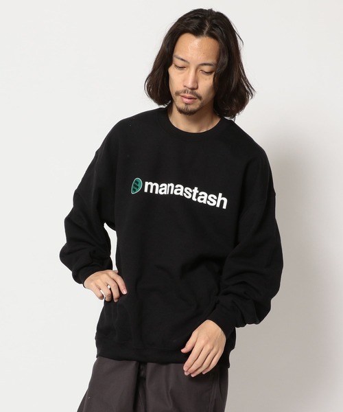 MANASTASH(マナスタッシュ)の「MANASTASH/マナスタッシュ/StackLogo CrewneckSweat/グラフィックプリントクルーネックスウェット(Tシャツ/カットソー・メンズ・ホワイト/ブラック/ブルー系その他3・M/L/XL/XXL/F)」の18枚目の写真