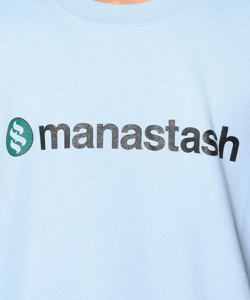 MANASTASH(マナスタッシュ)の「MANASTASH/マナスタッシュ/StackLogo CrewneckSweat/グラフィックプリントクルーネックスウェット(Tシャツ/カットソー・メンズ・ホワイト/ブラック/ブルー系その他3・M/L/XL/XXL/F)」の10枚目の写真