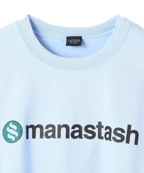 MANASTASH(マナスタッシュ)の「MANASTASH/マナスタッシュ/StackLogo CrewneckSweat/グラフィックプリントクルーネックスウェット(Tシャツ/カットソー・メンズ・ホワイト/ブラック/ブルー系その他3・M/L/XL/XXL/F)」の14枚目の写真