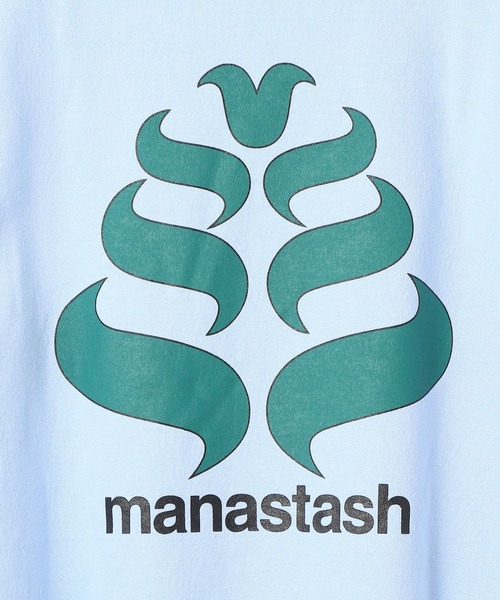 MANASTASH(マナスタッシュ)の「MANASTASH/マナスタッシュ/StackLogo CrewneckSweat/グラフィックプリントクルーネックスウェット(Tシャツ/カットソー・メンズ・ホワイト/ブラック/ブルー系その他3・M/L/XL/XXL/F)」の7枚目の写真