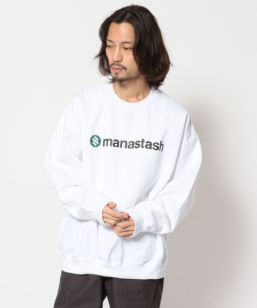 MANASTASH(マナスタッシュ)の「MANASTASH/マナスタッシュ/StackLogo CrewneckSweat/グラフィックプリントクルーネックスウェット(Tシャツ/カットソー・メンズ・ホワイト/ブラック/ブルー系その他3・M/L/XL/XXL/F)」の20枚目の写真