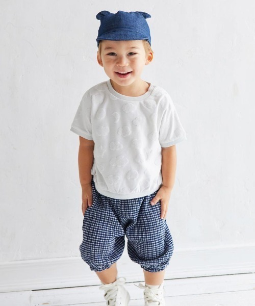 10mois(ディモワ)の「【10mois(ディモワ)】 雲ポケットバルーンパンツ(その他パンツ・キッズ・ライトグレー/ネイビー・80-90cm/90-95cm/100-110cm/70-80cm)」の3枚目の写真