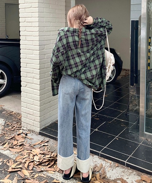 Chick（チック）の「▲Fisherman Denim Pants / フィッシャーマンデニムパンツ（デニムパンツ・レディース・ブルー・S/M/L）」の3枚目の写真
