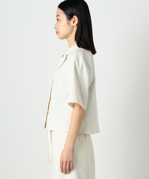 COMME CA ISM（コムサイズム）の「【セットアップ対応】テーラード　ショート　シャツ（シャツ/ブラウス・レディース・オレンジ/キャメル/アイボリー・MEDIUM/LARGE）」の13枚目の写真