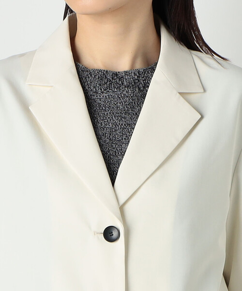 COMME CA ISM（コムサイズム）の「【セットアップ対応】テーラード　ショート　シャツ（シャツ/ブラウス・レディース・オレンジ/キャメル/アイボリー・MEDIUM/LARGE）」の8枚目の写真