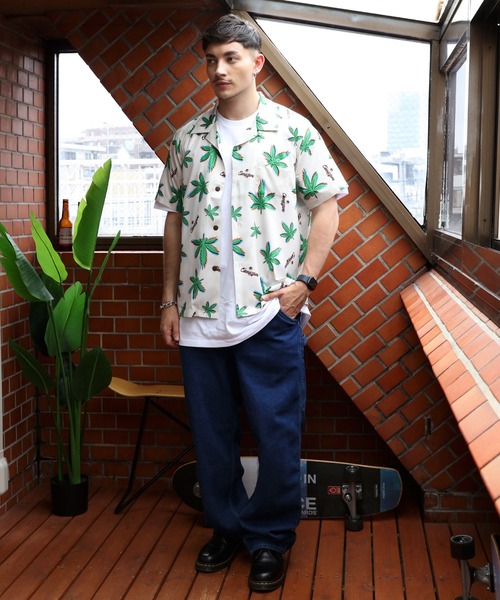 【セール】UNIVERD72 アロハシャツ（MARIJUANA）（シャツ/ブラウス）｜Beautiful Harmony（ビューティフルハーモニー）