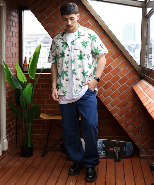 【セール】UNIVERD72 アロハシャツ（MARIJUANA）（シャツ/ブラウス）｜Beautiful Harmony（ビューティフルハーモニー）