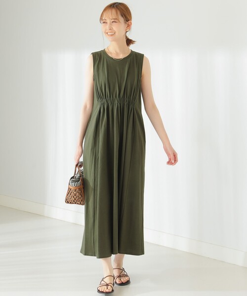B:MING by BEAMS(ビーミングバイビームス)の「B:MING by BEAMS / フロント ギャザー カット ワンピース(ワンピース・レディース・ブラック/カーキ/ブルー系その他2・ONE SIZE)」の2枚目の写真