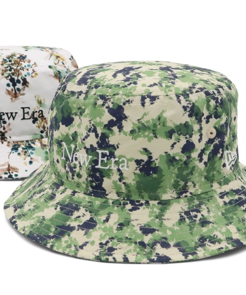 NEW ERA ニューエラ　ボタニカル柄　バケットハット NEW ERA ニューエラ バケット ボタニカル ハット 帽子 ブラック