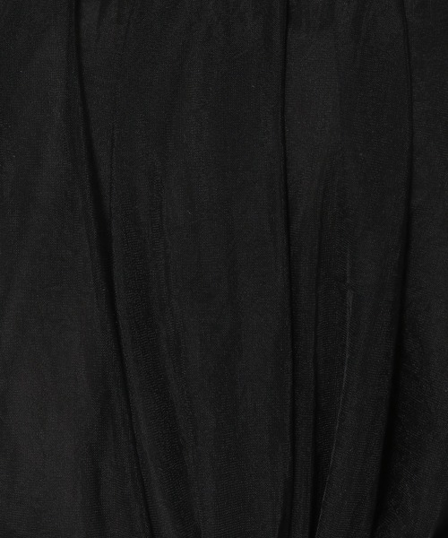 mysty woman（ミスティウーマン）の「レイヤーチュールタックスリーブブラウス 964472（シャツ/ブラウス・レディース・ホワイト系その他/モカ/ブラック・FREE）」の11枚目の写真