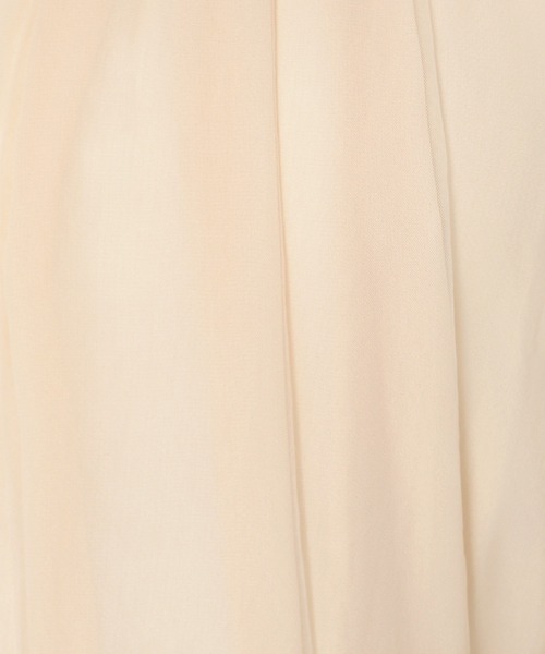 mysty woman（ミスティウーマン）の「レイヤーチュールタックスリーブブラウス 964472（シャツ/ブラウス・レディース・ホワイト系その他/モカ/ブラック・FREE）」の9枚目の写真