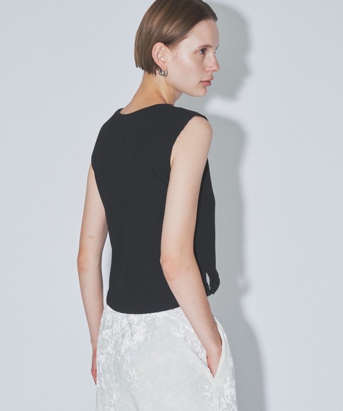 yae(ヤエ)の「【Revival】2way fur hem tanktop/2wayファーヘムタンクトップ(タンクトップ・レディース・ライトブルー/ブラック/グレー/ライトグリーン・FREE)」の22枚目の写真