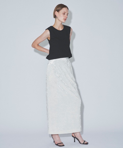 yae(ヤエ)の「【Revival】2way fur hem tanktop/2wayファーヘムタンクトップ(タンクトップ・レディース・ライトブルー/ブラック/グレー/ライトグリーン・FREE)」の18枚目の写真