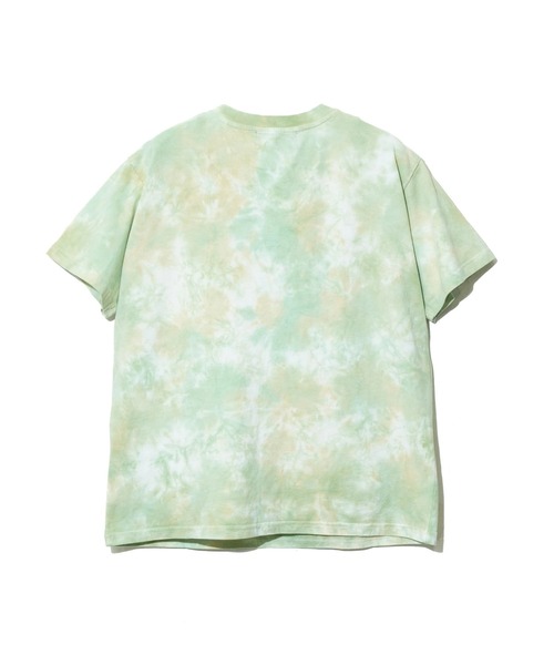 CUBE SUGAR(キューブシュガー)の「CUBE SUGAR/キューブシュガー 20/-天竺タイダイクルーTシャツ(Tシャツ/カットソー・レディース・グリーン/パープル・FREE)」の8枚目の写真