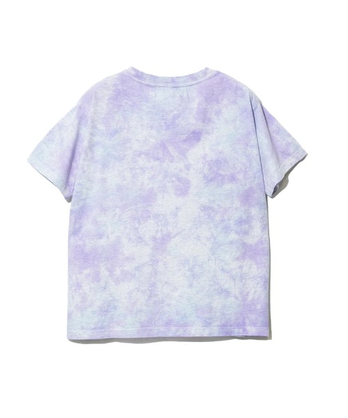 CUBE SUGAR(キューブシュガー)の「CUBE SUGAR/キューブシュガー 20/-天竺タイダイクルーTシャツ(Tシャツ/カットソー・レディース・グリーン/パープル・FREE)」の9枚目の写真