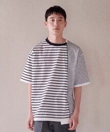 PUBLIC TOKYO | イレギュラーボーダーTEE(Tシャツ/カットソー)