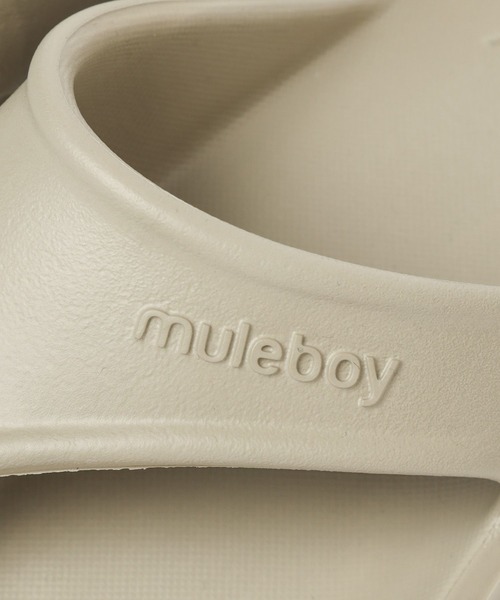 ♡ NOBLE BRENTA ミュール ホワイト 37【裏張り済み 美品】 muleboy（ミュールボーイ）の「【muleboy(ミュールボーイ