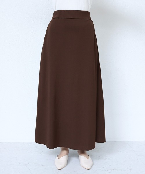 ポンチフレアマキシスカート（スカート）｜evernavy（エバーネイビー