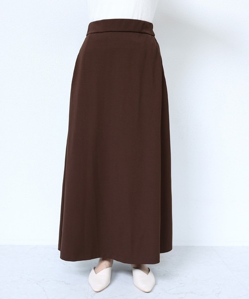 ポンチフレアマキシスカート（スカート）｜evernavy（エバーネイビー