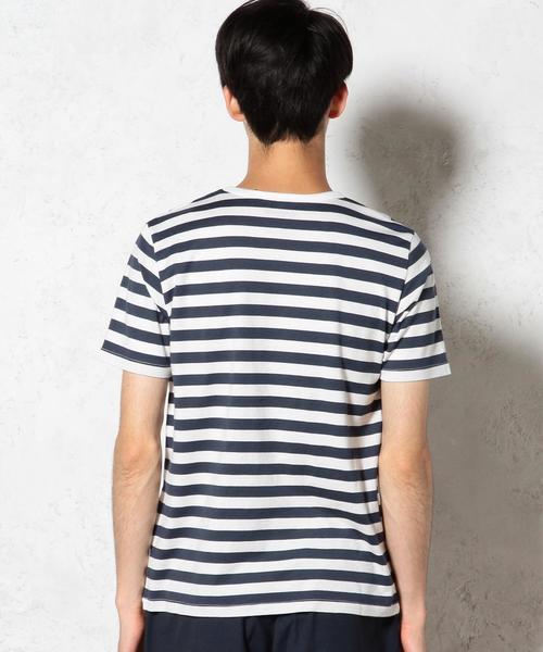 green label relaxing(グリーンレーベルリラクシング)の「◎GIZA BOR C/N S/S② Tシャツ◆(Tシャツ/カットソー・メンズ・ホワイト/ブラウン/ネイビー/オリーブ・SMALL/LARGE/X-LARGE/MEDIUM)」の17枚目の写真