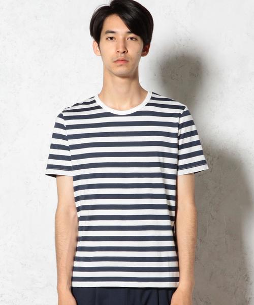 green label relaxing(グリーンレーベルリラクシング)の「◎GIZA BOR C/N S/S② Tシャツ◆(Tシャツ/カットソー・メンズ・ホワイト/ブラウン/ネイビー/オリーブ・SMALL/LARGE/X-LARGE/MEDIUM)」の18枚目の写真