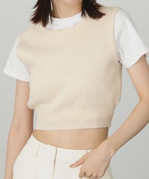 FREE'S MART | ◆クルーネックニットベスト(ベスト)