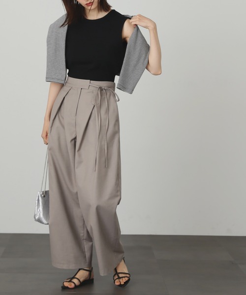 FREE'S MART(フリーズマート)の「◆クルーネックニットベスト(ベスト・レディース・グレー/ブラック/ホワイト・FREE)」の18枚目の写真