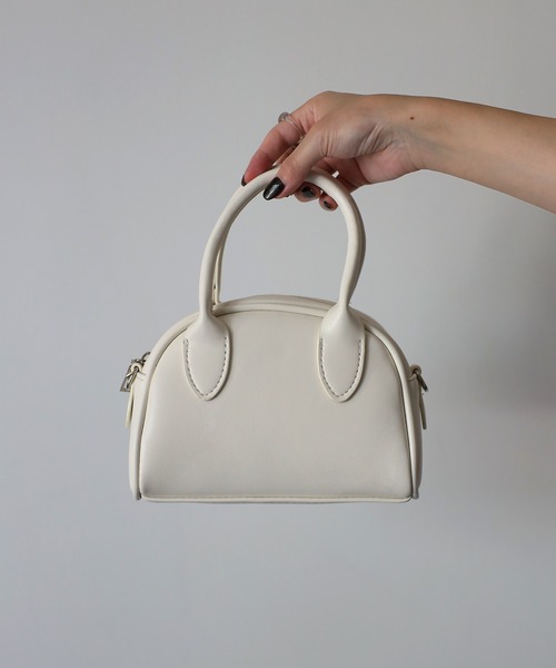 Riberry（リベリー）の「ミニラウンドショルダーバッグ（ハンドバッグ・レディース・ブラック/ホワイト・FREE）」の10枚目の写真