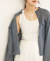 KBF | ノットネックタンクトップ(タンクトップ)