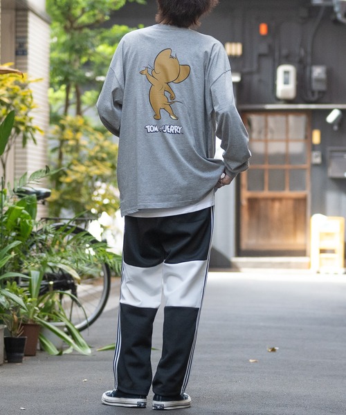 JOHN'S CLOSET(ジョンズクローゼット)の「【13】切替サイドライン トラックパンツ(その他パンツ・メンズ・サックスブルー/ブラック・MEDIUM/LARGE)」の8枚目の写真