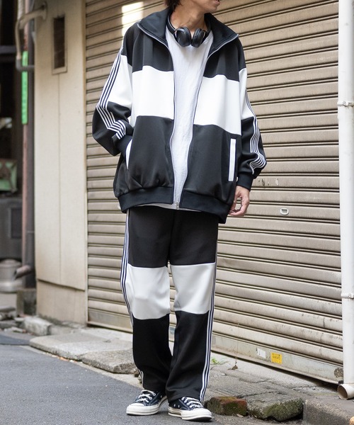 JOHN'S CLOSET(ジョンズクローゼット)の「【13】切替サイドライン トラックパンツ(その他パンツ・メンズ・サックスブルー/ブラック・MEDIUM/LARGE)」の14枚目の写真