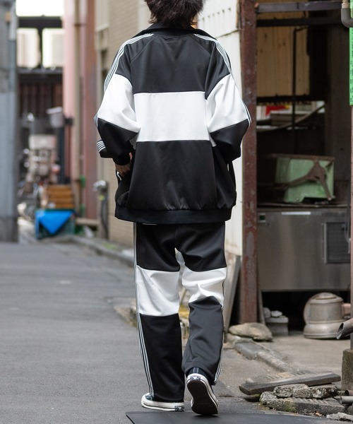 JOHN'S CLOSET(ジョンズクローゼット)の「【13】切替サイドライン トラックパンツ(その他パンツ・メンズ・サックスブルー/ブラック・MEDIUM/LARGE)」の20枚目の写真