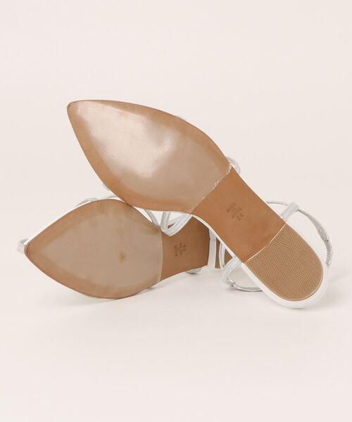 【THE CHIC】≪ atelier brugge ≫ Pointed flat sandals