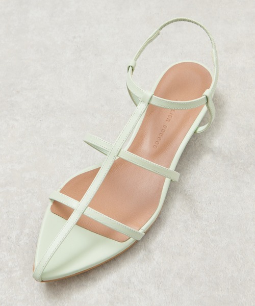 【THE CHIC】≪ atelier brugge ≫ Pointed flat sandals
