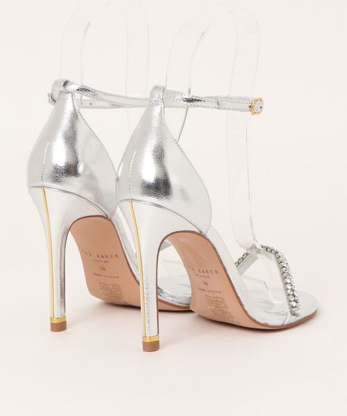 Ted Baker(テッドベーカー)の「HELENNI クリスタルディテール ピンヒールサンダル(サンダル・レディース・シルバー・38/37/39/36)」の2枚目の写真