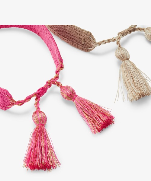 JIMMY CHOO(ジミーチュウ)の「Beach Bracelet Set(ブレスレット・レディース・フューシャピンク・ONE SIZE)」の3枚目の写真