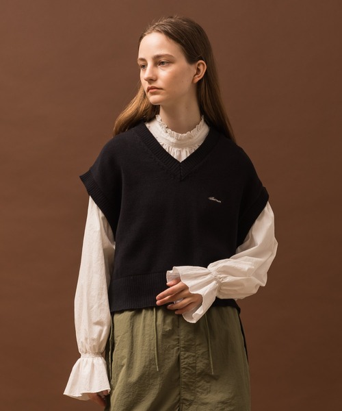 ALLUMER（アリュメール）の「ワッシャーコットンフリルカフスリーブ（シャツ/ブラウス・レディース・ホワイト/ブラック・1）」の16枚目の写真