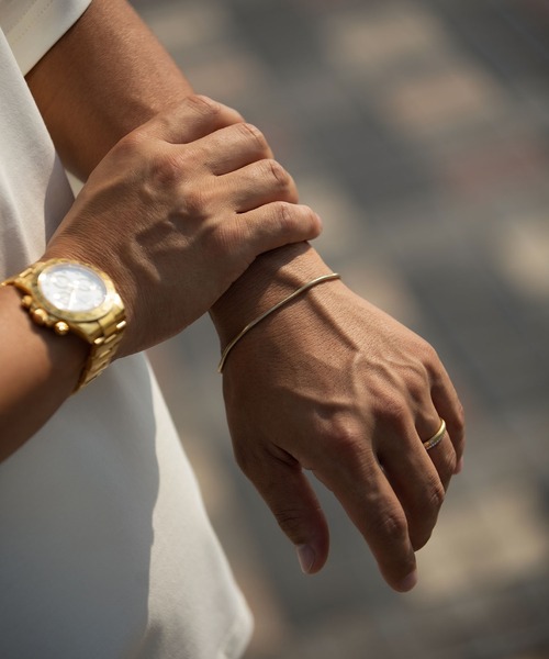 #Re:room(リルーム)の「シルバー925スネークチェーンブレスレット(ブレスレット・メンズ・ゴールド/シルバー・FREE)」の9枚目の写真