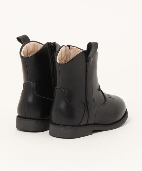 petit main（プティマイン）の「ウエスタンブーツ（スニーカー・キッズ・ブラック/ゴールド・18cm/16cm/19cm/15cm/17cm）」の3枚目の写真