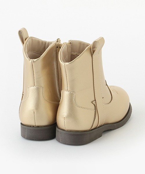 petit main（プティマイン）の「ウエスタンブーツ（スニーカー・キッズ・ブラック/ゴールド・18cm/16cm/19cm/15cm/17cm）」の6枚目の写真