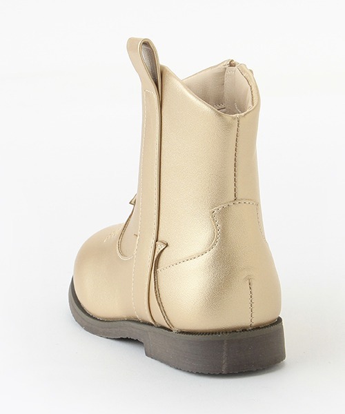 petit main（プティマイン）の「ウエスタンブーツ（スニーカー・キッズ・ブラック/ゴールド・18cm/16cm/19cm/15cm/17cm）」の9枚目の写真