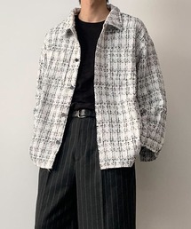 Theater code | tweed shirt jacket/ツイード シャツジャケット CPOジャケット(シャツ/ブラウス)
